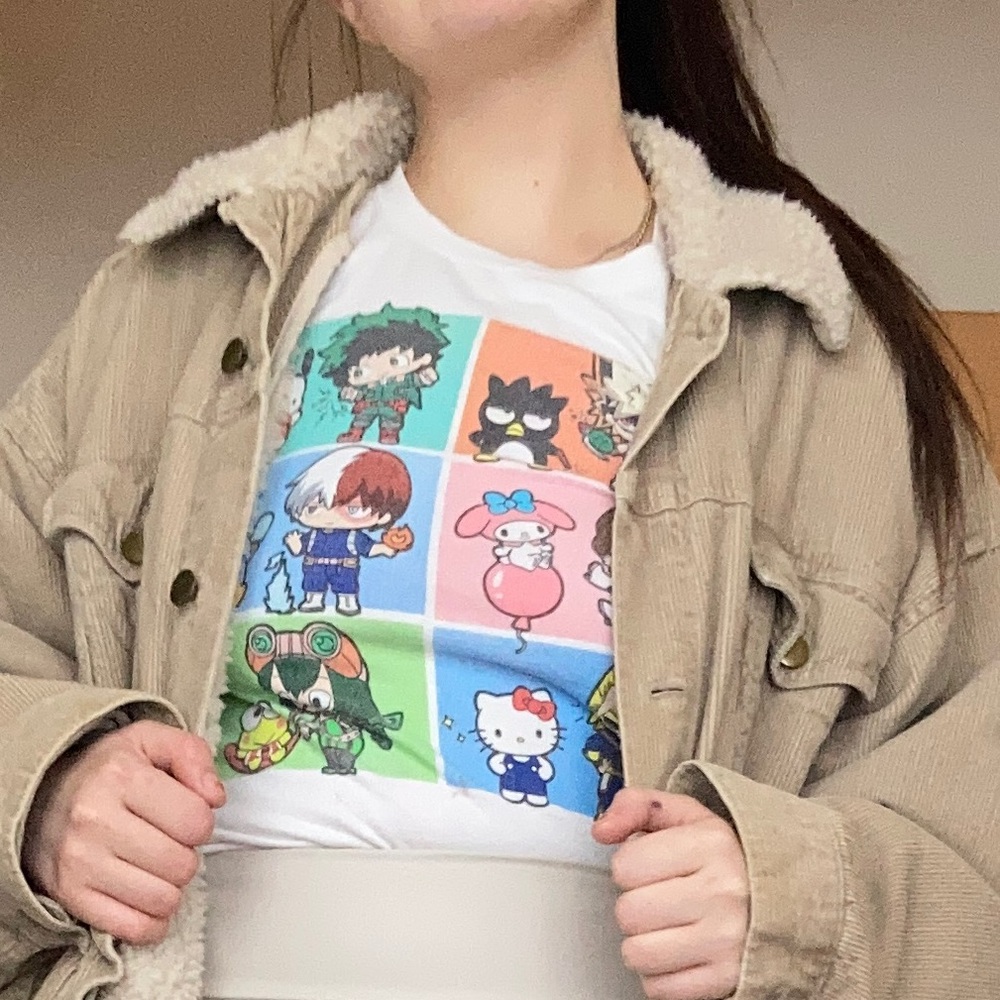 My Hero Academia Hello Kitty T-Shirt Anime / Kawaii